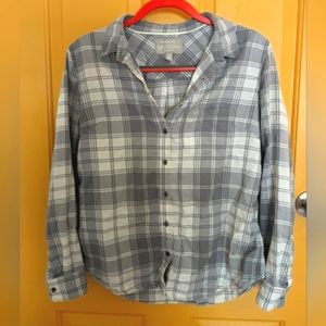Banana Republic gray flannel, medium